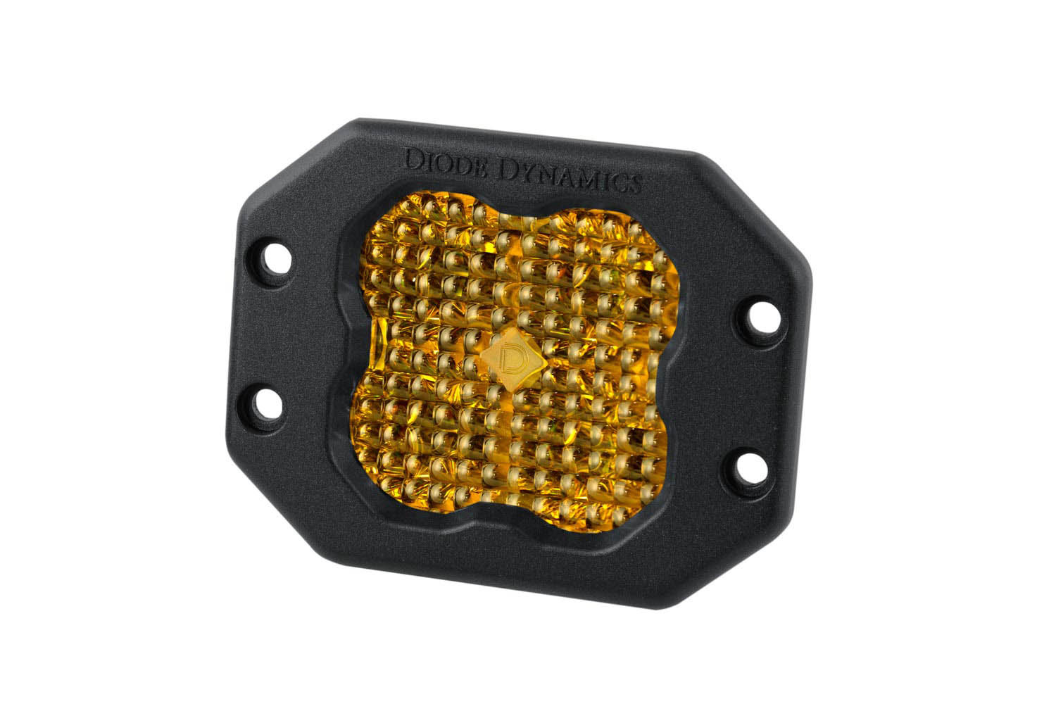 Diode Dynamics - DD6213S - Worklight SS3 Pro Yellow Flood Flush (single) DD6213S