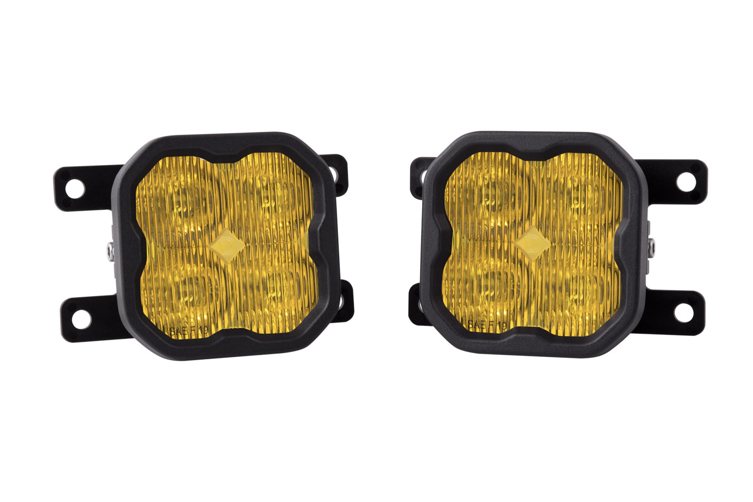 Diode Dynamics - DD6347 - Worklight SS3 Pro Type AS Kit Yellow SAE Fog DD6347