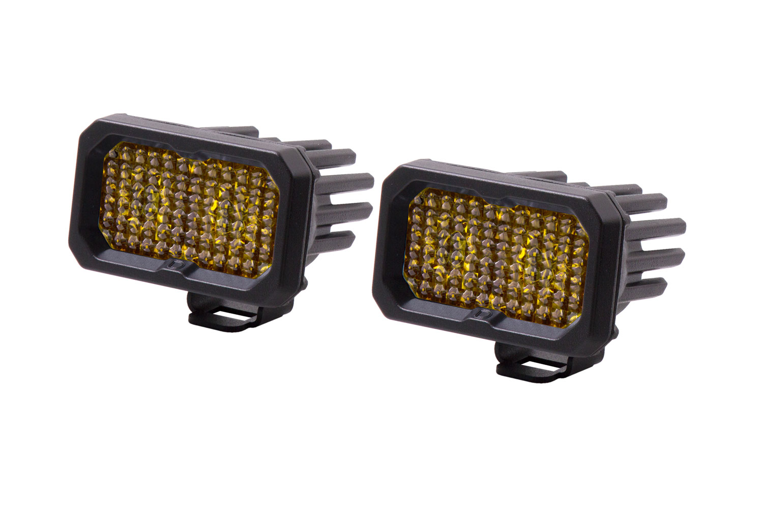 Diode Dynamics - SSC2 Sport Yellow Flood Standard ABL (pair) DD6396P