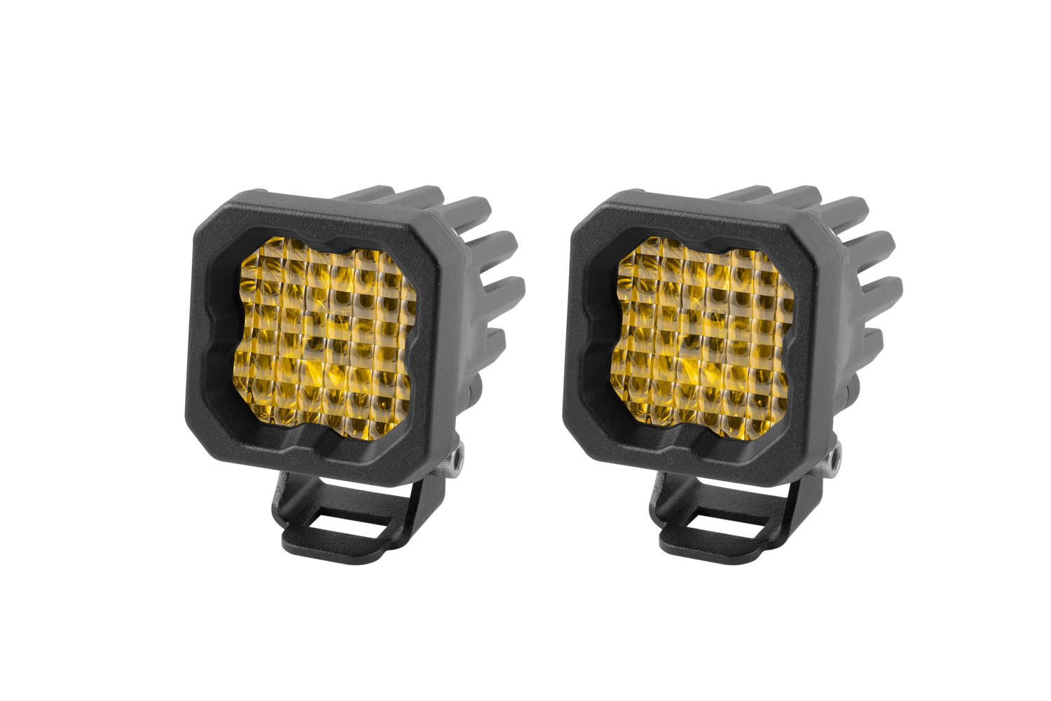 Diode Dynamics - Stage Series C1 LED Pod Pro Yellow Wide Standard ABL (pair) DD6
