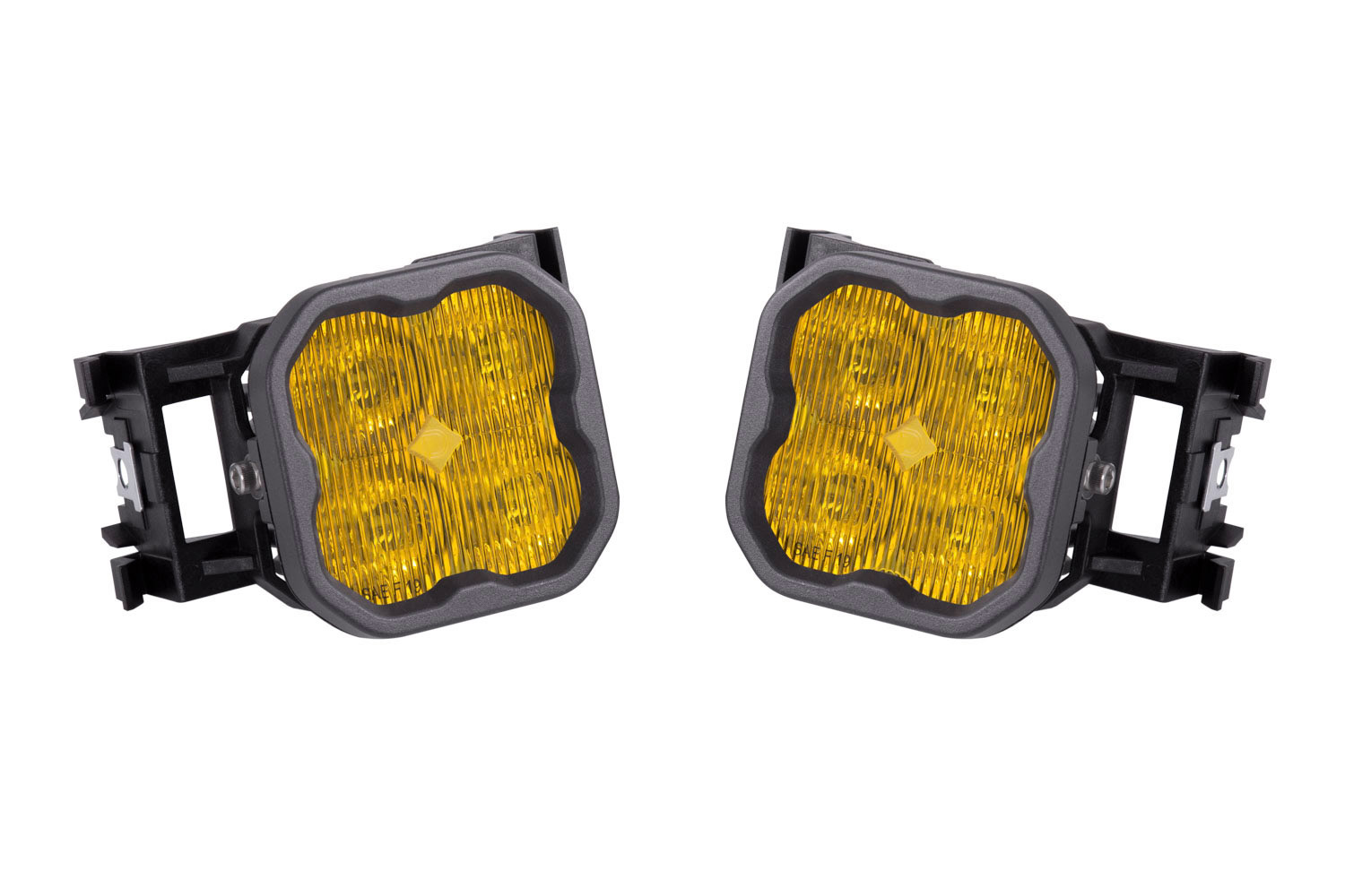 Diode Dynamics - SS3 Type X LED Fog Light Kit Pro Yellow SAE Fog DD6550