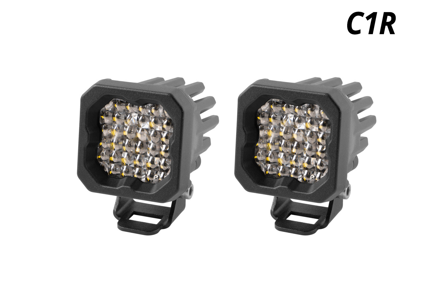 Diode Dynamics - Stage Series C1R White Flood Standard LED Pod (pair) DD7423P