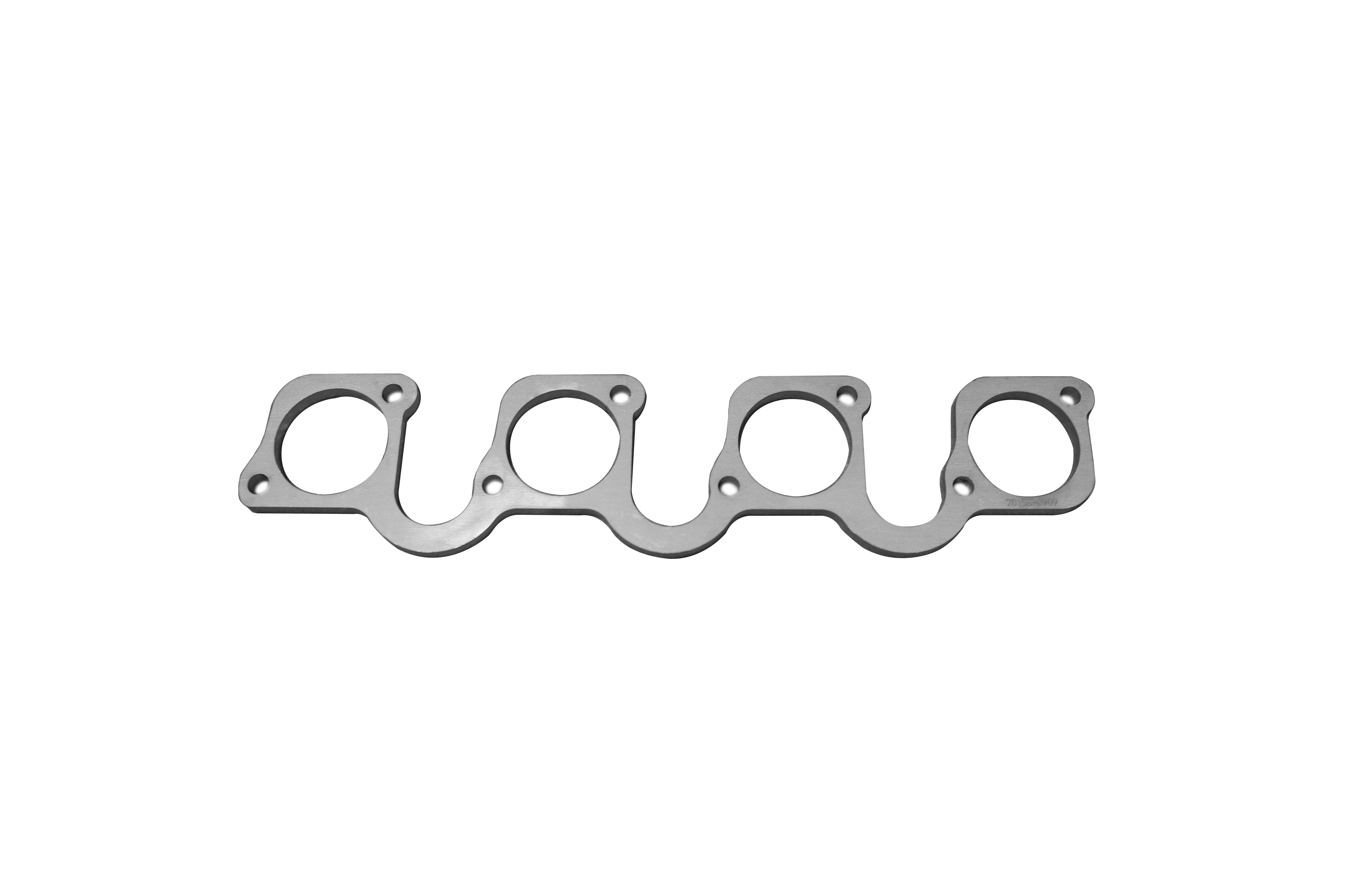 SBF Header Flange - Yates Diag. Bolt Pattern. 3/8" Thick SS. Port for 2-1/8"