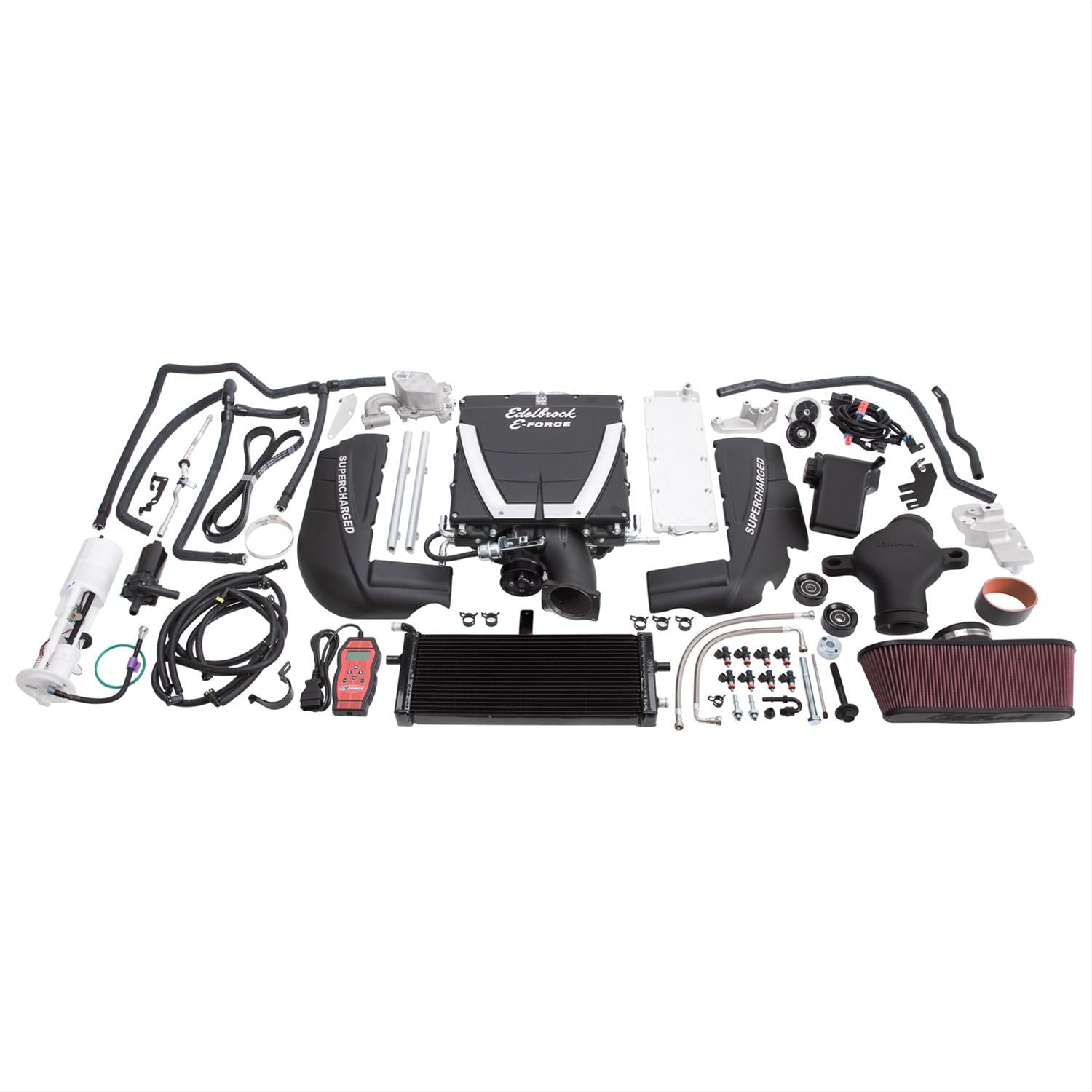 Edelbrock E-Force Corvette C6 Stage 2 Track System Supercharger Kits for 2010-20