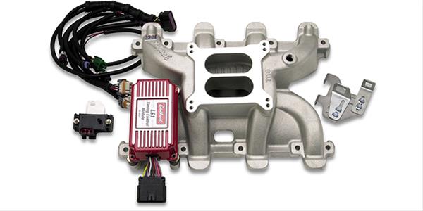 Edelbrock MANIFOLD PERF RPM FOR GM LS3 CARBURATED W/TIMING CONTROL MODULE, Part# 71196