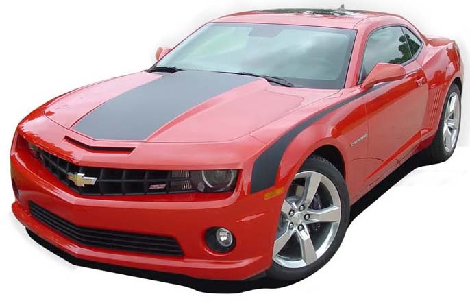 Camaro 2010-2013 Custom Stripe Single Hood, Deck and Side Stripe Kit