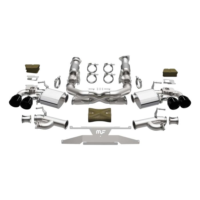 C8 Corvette 20-24 MagnaFlow XMOD Series Cat-Back Performance Exhaust System w/Bl