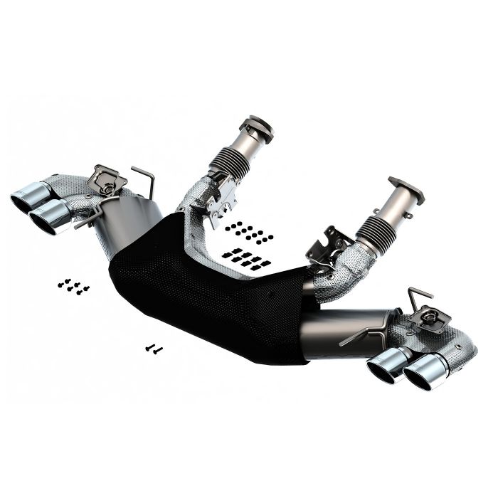 C8 Corvette 20-24 Borla Cat-Back S-Type Exhaust System w/4.75 in. Chrome Tips