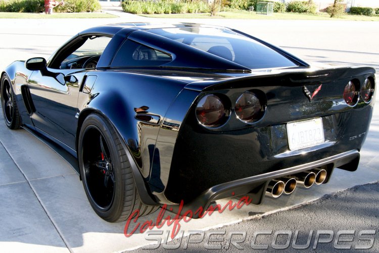 Corvette C6 Exhaust Diffuser V2 Use with opening for 4 Exhaust Tips  by CSC