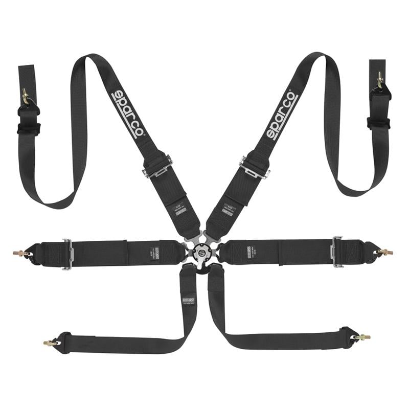 C5 / C6 / C7 Corvette SPARCO P-3 HANS Device Style Shoulder Racing Harness, 3 in. to 2 in. Straps