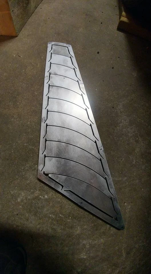 C6 Corvette Aluminum Fender Louvers, Pair