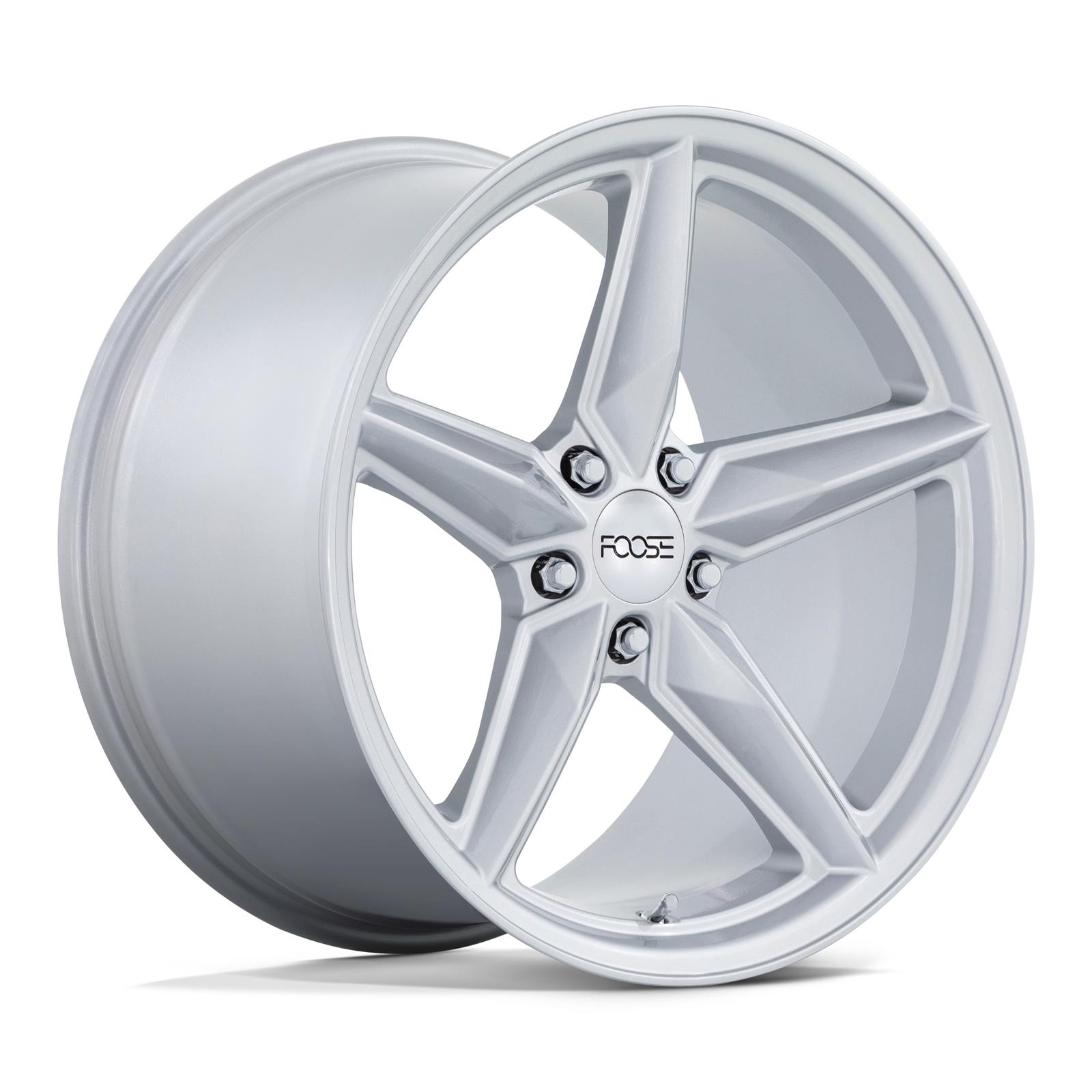 Foose CF8 Series Gloss Silver Wheels 19x9.5