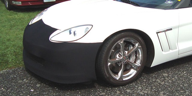 C6 Corvette Grand Sport Front Stretch Polyester Bumper Mask, Nose Cover