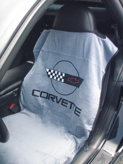 Seat Armour, Corvette C4 Grey Seat Armour Seat Cover, Each, All-Years Corvette C4