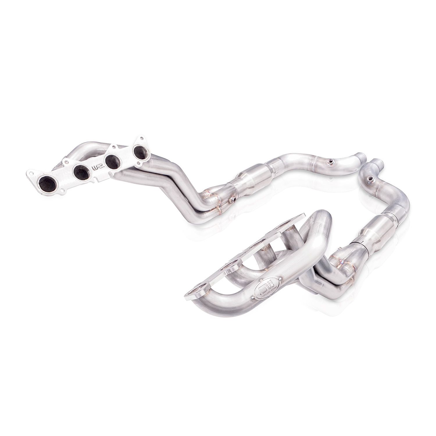 2015-2020 Mustang Shelby GT350 5.2L, 2015-2020 Mustang GT350R 5.2L SW Headers 1-7/8" With Catted Leads Factory Connect