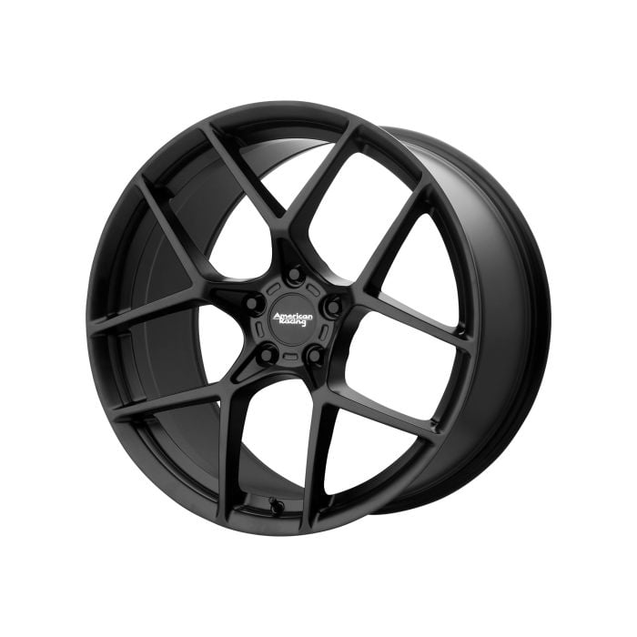 C6 & C7 Corvette 19x10 American Racing AR924 Satin Black Wheel (+75mm), Single W