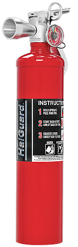 H3R HalGuard Clean Agent 2.5 Lbs Red  Fire Extinguisher