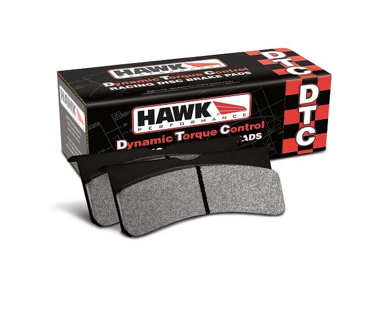 20-23+ C8 Corvette Base Front Brake Pads DTC-60 Compound Hawk Performance