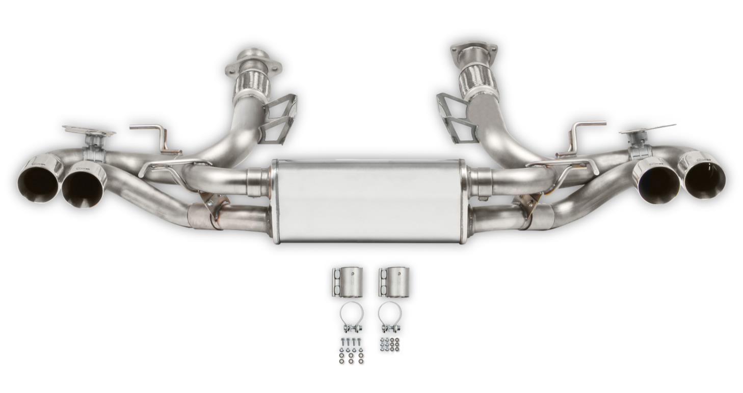 2020 C8 Corvette 6.2L, 3 in. to 2.5 in. 304SS Cat-Back Exhaust System with NPP Dual Mode and AFM Valve Simulators