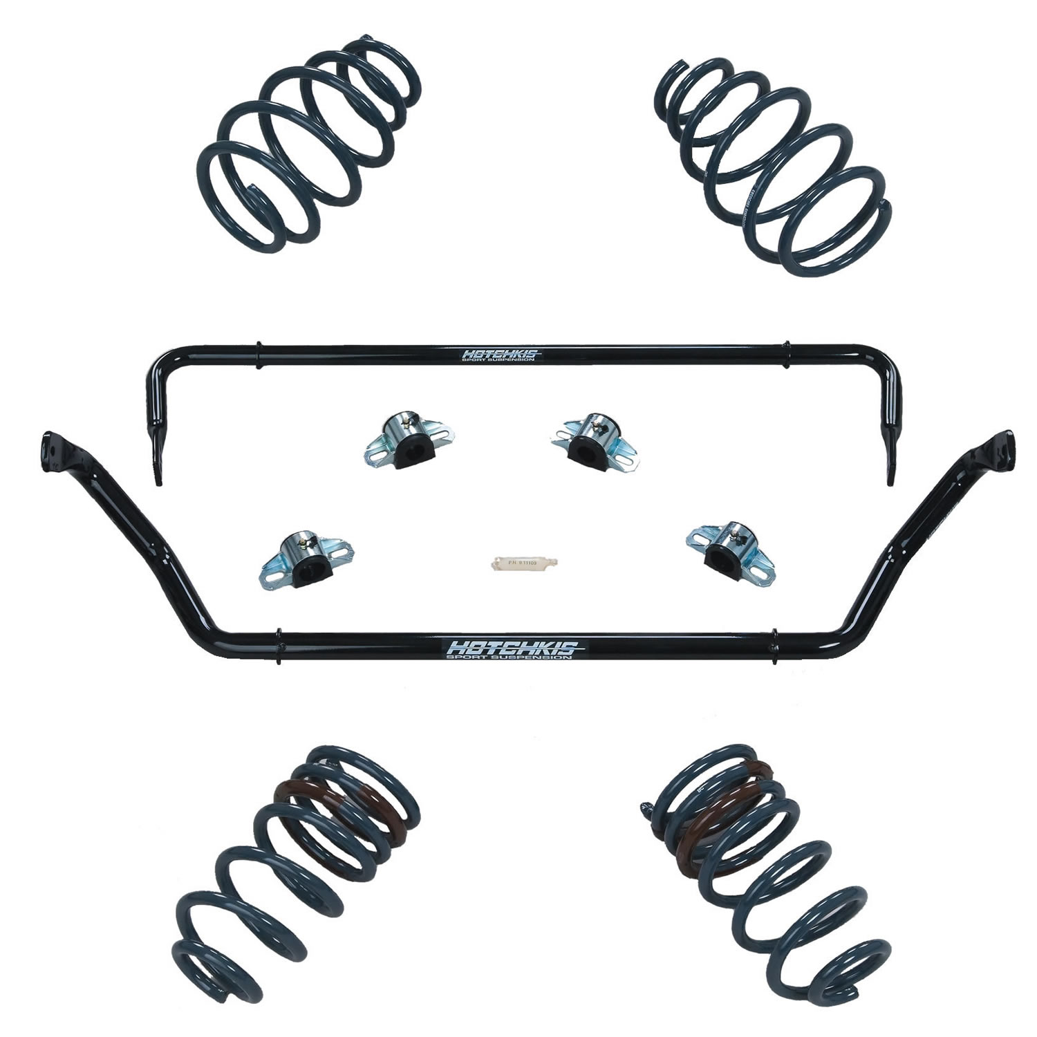 2010-2015 Camaro SS Suspension Stage 1 TVS, Springs are designed for use on V8 models only