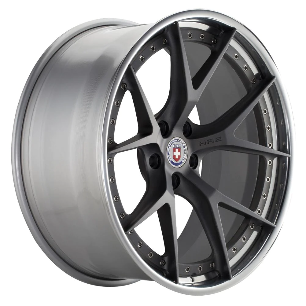 HRE C8 Corvette Wheels, Set, Modular 3-Piece Style S101, Available in 19”, 20”, 21" and 22"