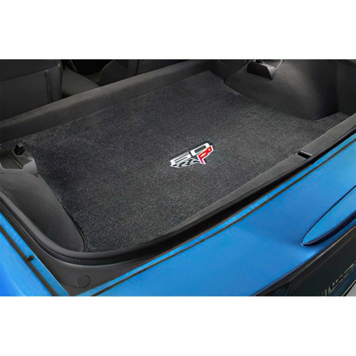 C6 Corvette 13 Coupe Lloyd Velourtex Cargo Mat w/ 60th Logo (60th above flags)