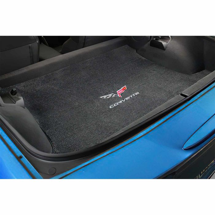 C6 Corvette 13 Conv Lloyd Velourtex Cargo Mat w/60th Logo & Corvette Script