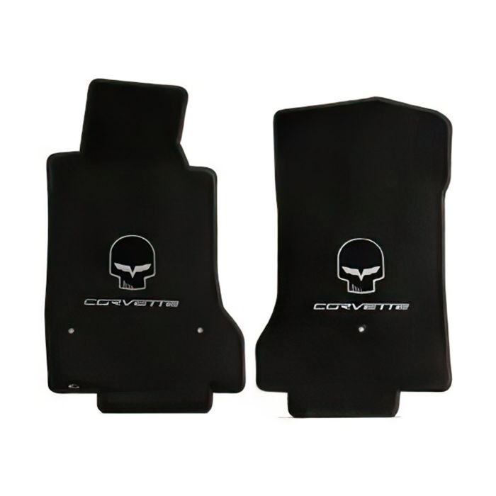 C6 Corvette 13L Lloyd Ultimat Floor Mats w/Jake & Corvette