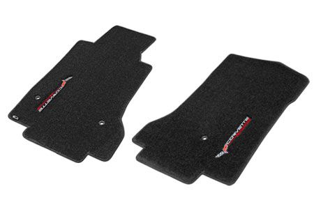 C6 Corvette 13L Lloyd Velourtex Floor Mats w/Corvette Racing Side Emblem