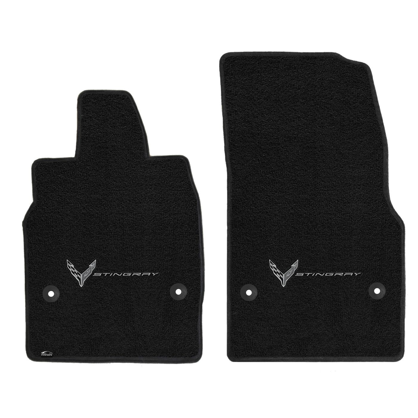 C8 Corvette  20-22 Lloyd Ultimat Floor Mats w/C8 Emblem & Stingray Script Combo