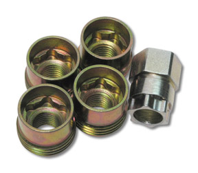 Wheel Lock Set. Aluminum Wheels - 2002 Early, Corvette and Others