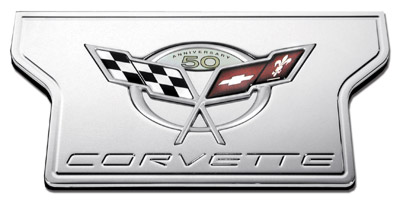 Exhaust Plate - 50th Chrome Billet C5 Corvette