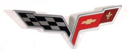2005-2008  C6 Emblem - Rear