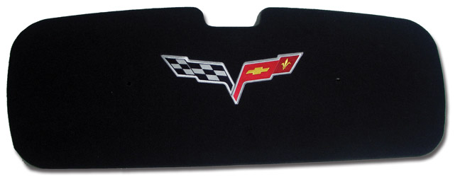 Trunk Liner - C6 Corvette Emblem - Silver - Convertible