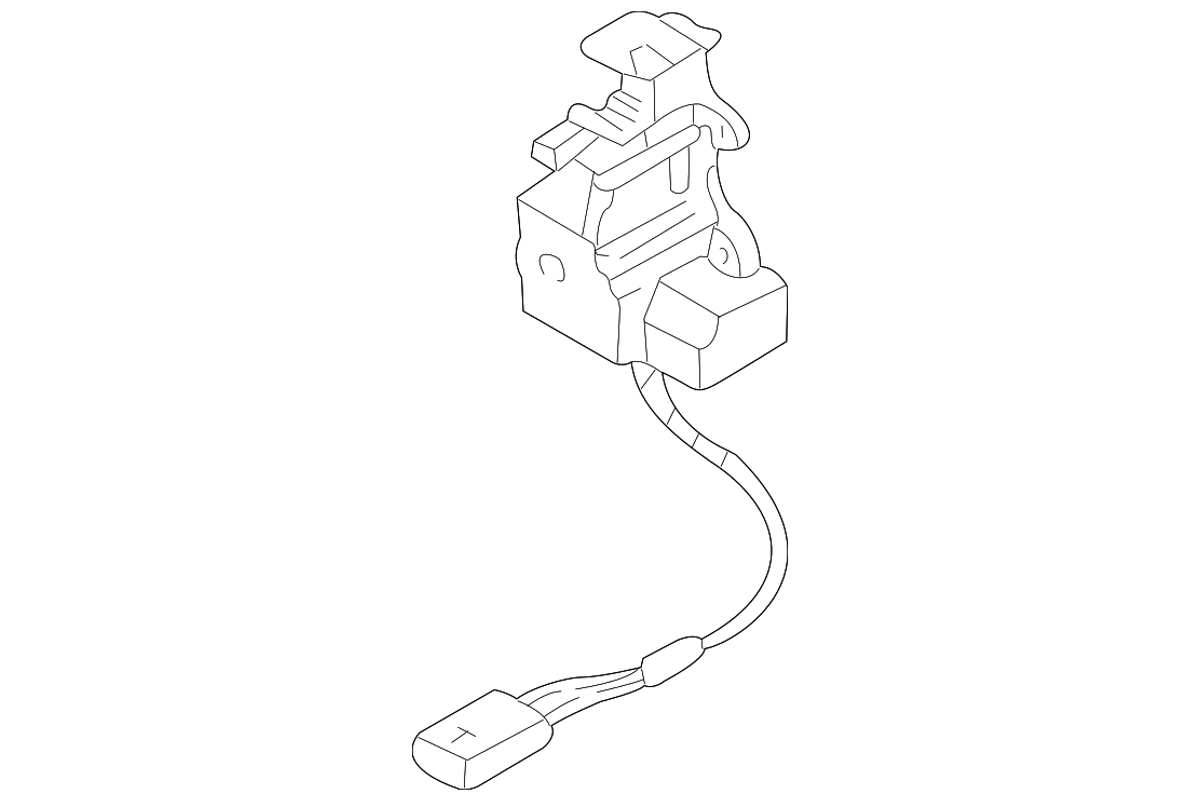 C5 1997-2004 Chevrolet Corvette Steering Wheel Anti-Theft Lock. - 88965331 - General Motors
