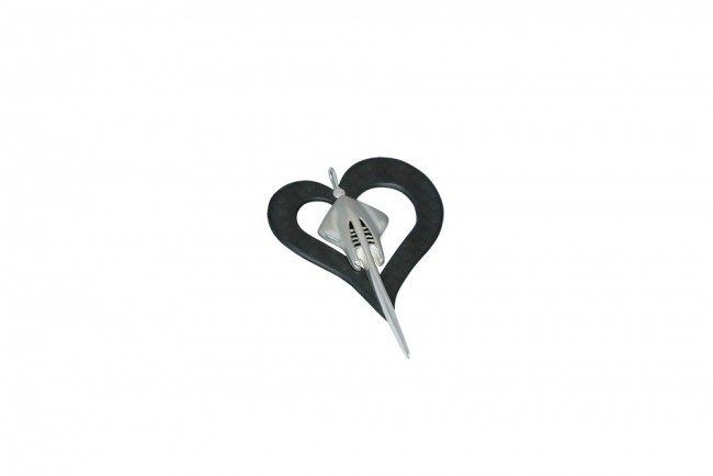 C7 Corvette Open Heart Pendant