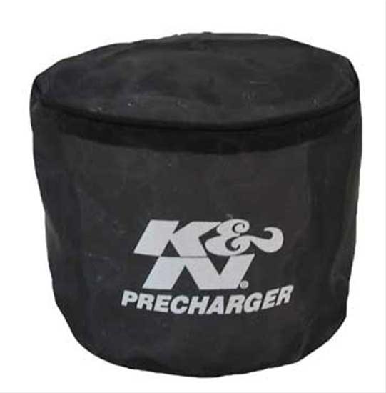 Air Filter Wrap, PreCharger, Black, Round, Universal, 5.00 in. Height x 5.50 in. Diameter, Each