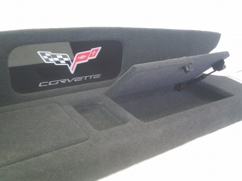 C6 Corvette Base, Z06, Grand Sport, ZR1, Rear Cargo Partition and Vette Bin Combo