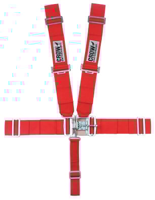 6-Point Latch and Link Racing Harness and Belts, Crow Enterprizes