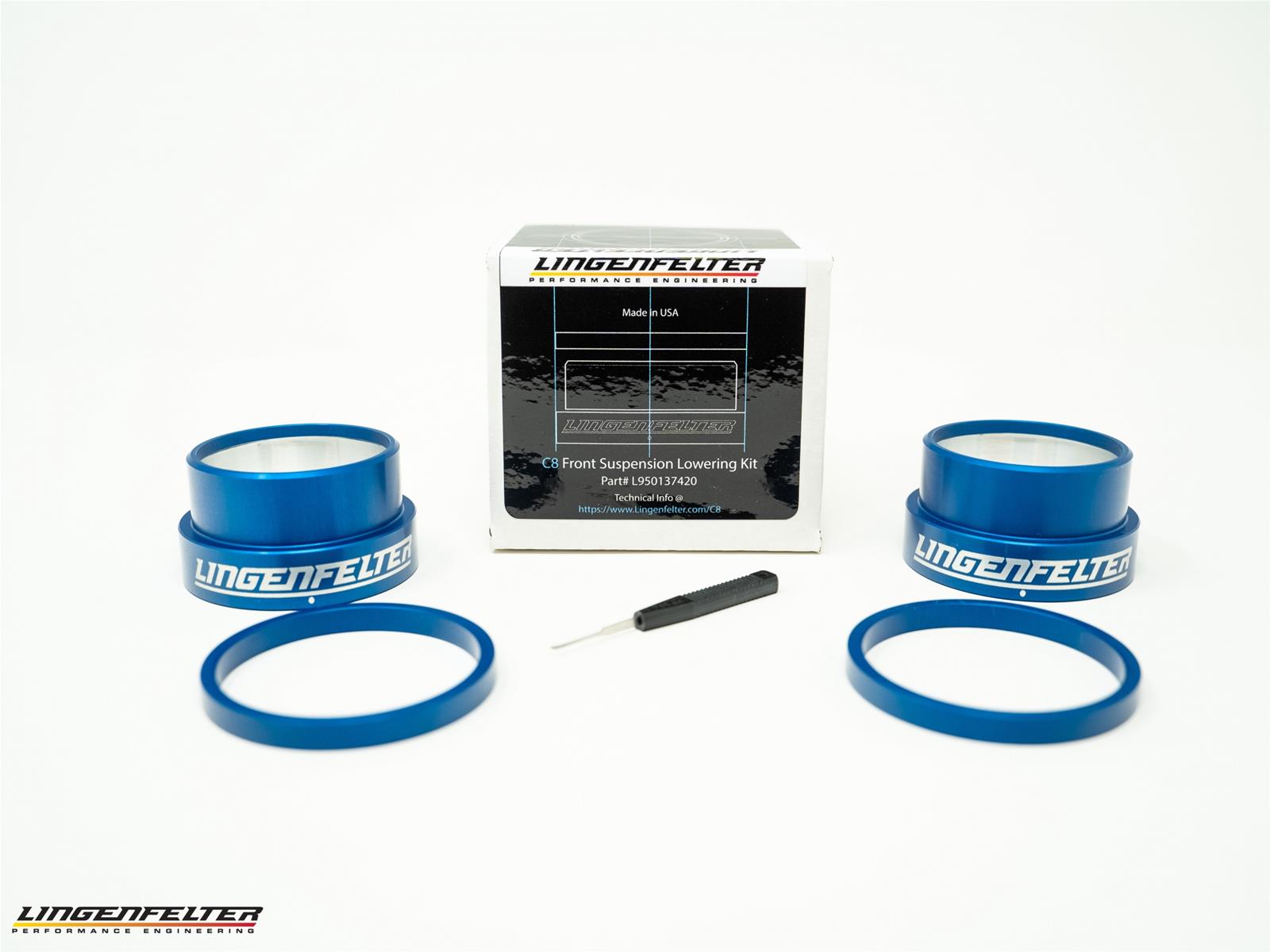 Lingenfelter Performance Engineering C8 Front Lowering Kits for 2020-2023 CORVET