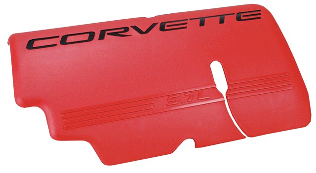 LS6 Fuel Rail Cover - Left Red Factory OEM 2001-2004