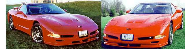 C5 1997-2004 Chevrolet Corvette Hood. LT-1 Style