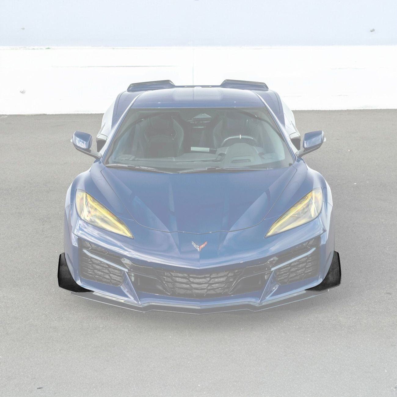 EOS C8 Corvette Carbon Fiber Z07 Performance Package Front Canards