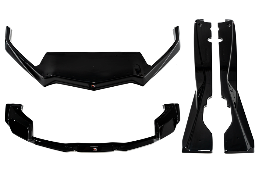 2020-23 Maxton Design C8 Corvette 4pc Body Kit - Carbon Flash