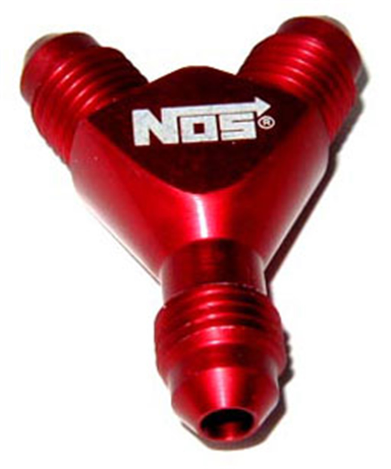 Fuel Hose Fitting, NOS Distribution Blocks, 4AN Y-BLOCK (RED)