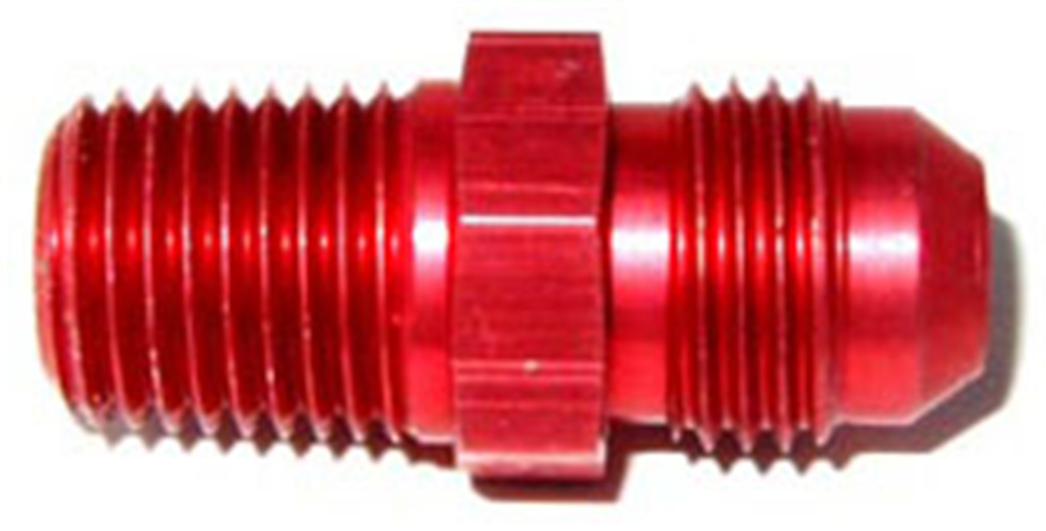 Fuel Hose Fitting, NOS Fittings NOS, 6AN-1/4NPT ADAPT; RED