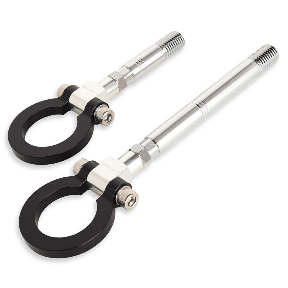 Corvette Front and Rear WCC Tow Hooks, Anodized Black, C7 Z51, Z06, Grand Sport, C8