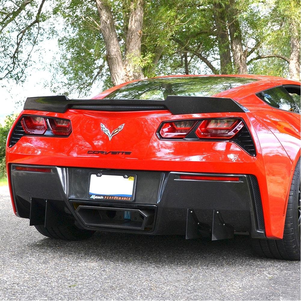 Corvette Rear Diffuser only,  Carbon Fiber,  Katech, C7 Stingray