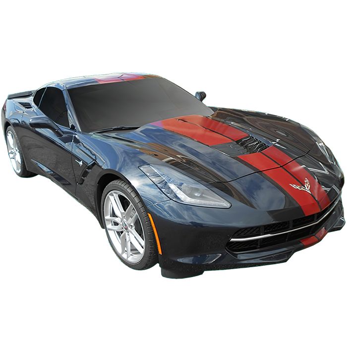 C7 Corvette, 14-19 Coupe Full Length Racing Stripe Kit