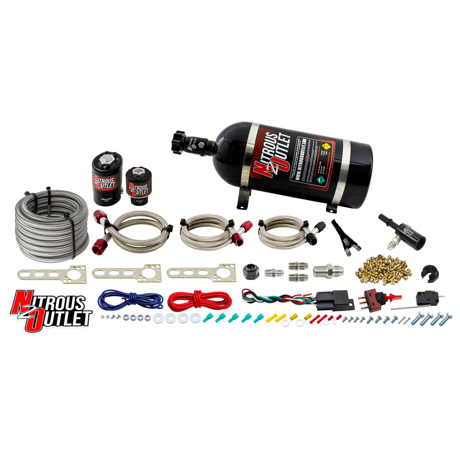 Nitrous Outlet Dodge 4.7/5.7/6.1 EFI Single Nozzle System - Gas/E85 (5-55psi)(35